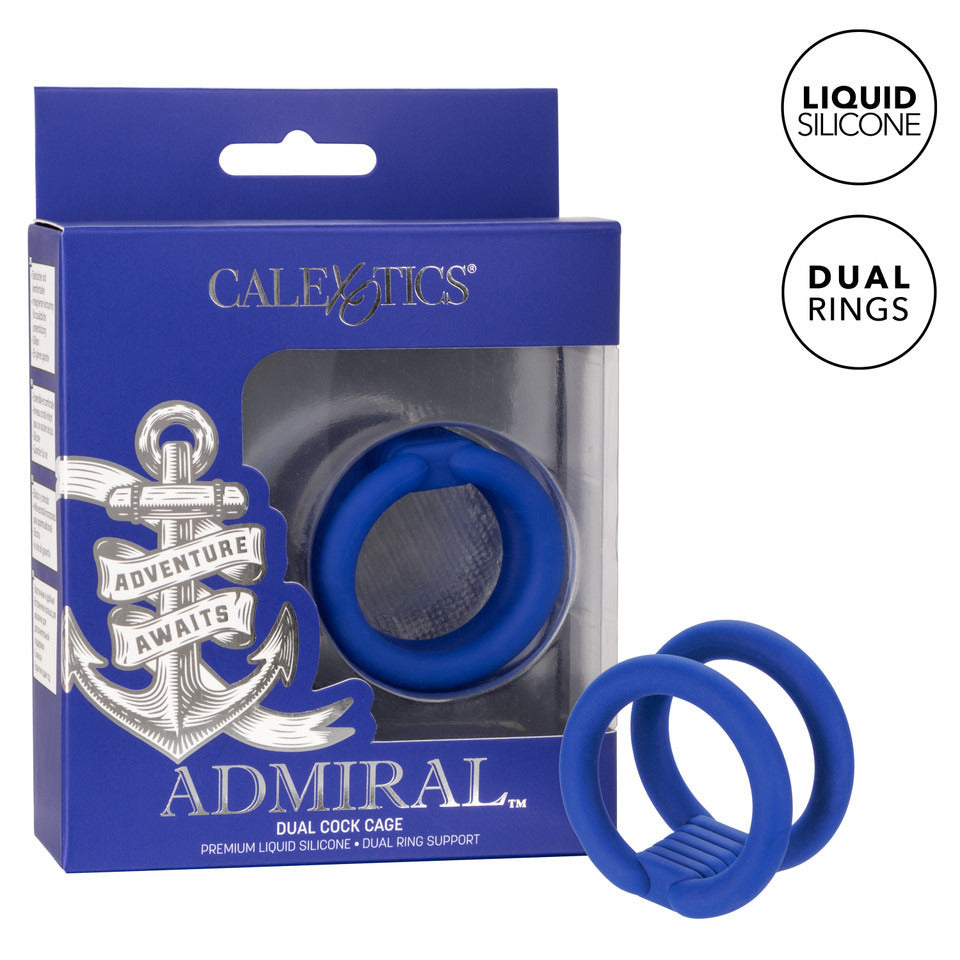California Exotic Admiral Dual Cock Cage and Packaging