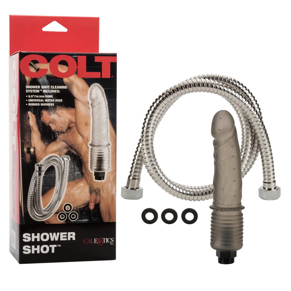 COLT Clear Shower Shot Douche with Removable Nozzle
