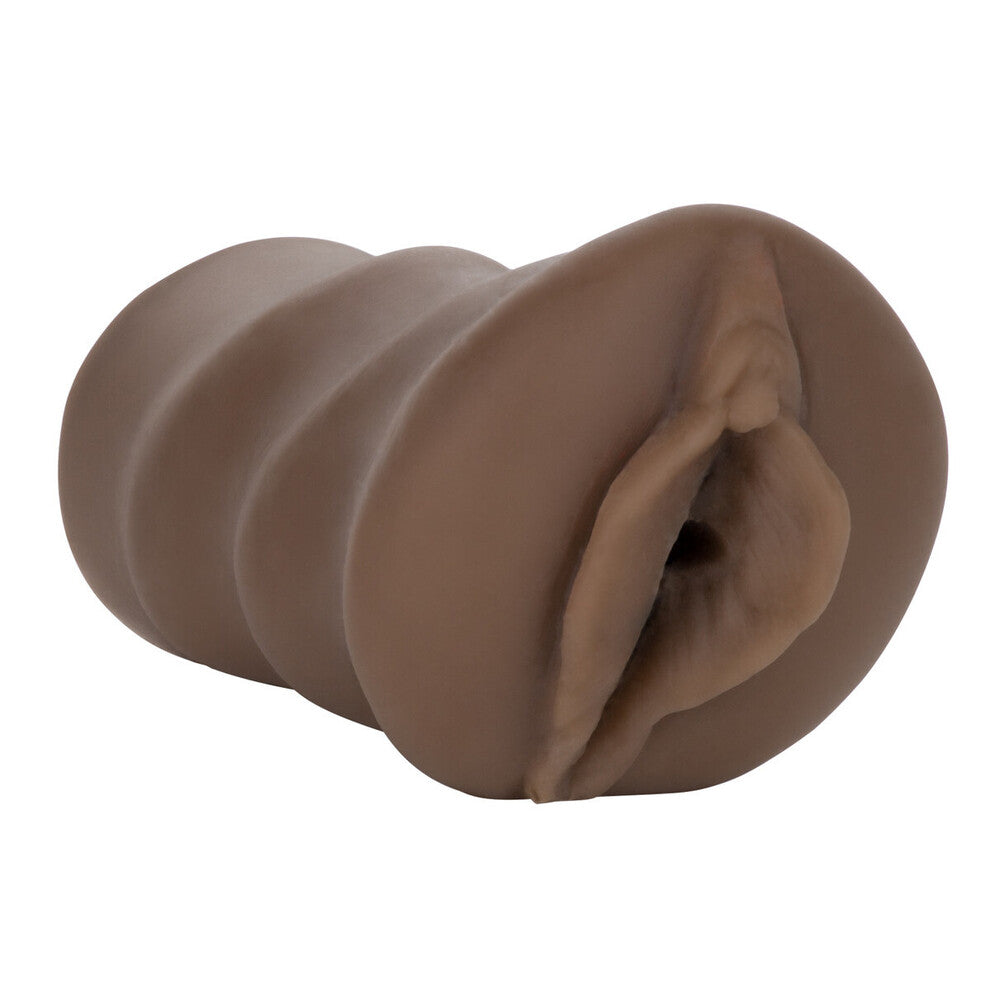 Vivid Raw Brown Ultra Stretchy Realistic Feel Vagina Masturbator