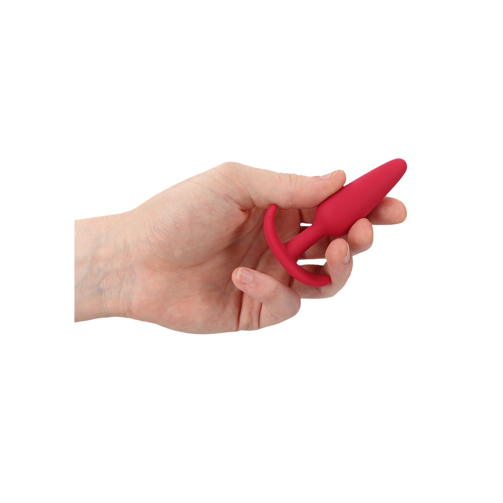 PleasureCraft Red Slim Beginner's Butt Plug