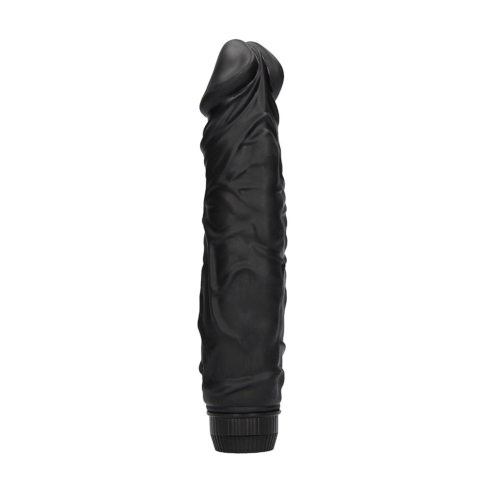 PleasureWave Black Realistic Vibrator Multi-Speed Vibrations