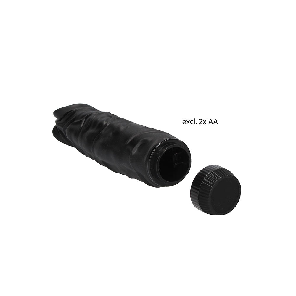 PleasureWave Black Realistic Vibrator Multi-Speed Vibrations