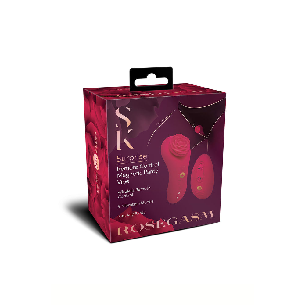 Secret Kisses Pink Rosegasm Panty Vibe with Remote Control