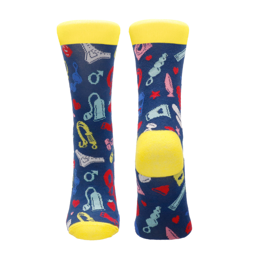 Kinky Minky Blue Sexy Socks Size 42 to 46