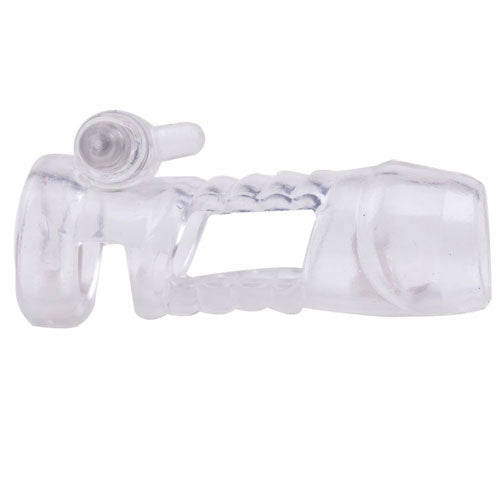 Vibrant Touch Clear Waterproof Vibrating Penis Sleeve