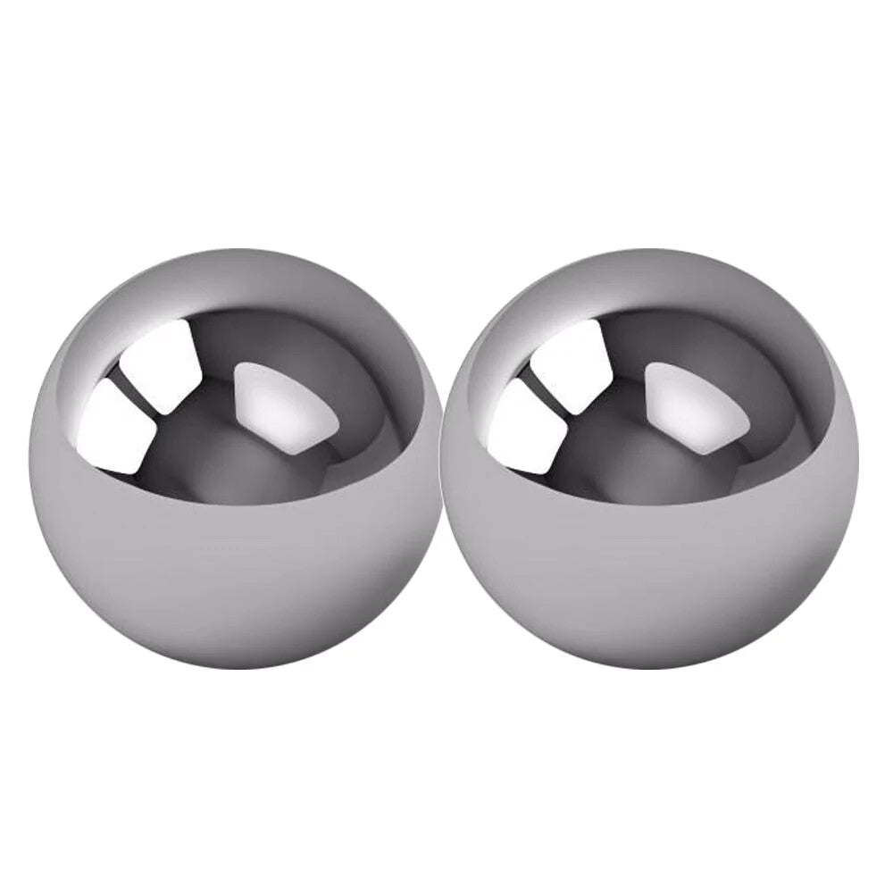 Sex And Mischief Silver Stainless Steel Pleasure Balls