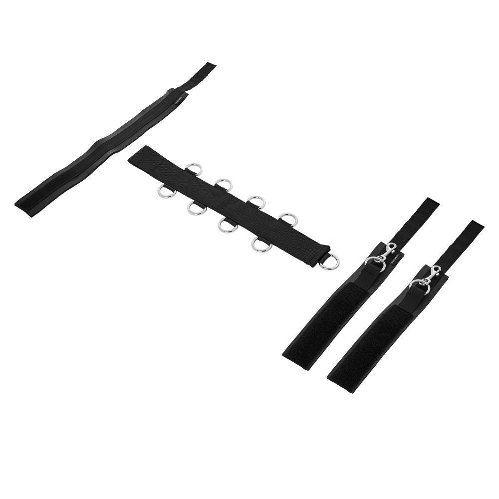 Sportsheets Black Neck and Wrist Restraints with Cuffs