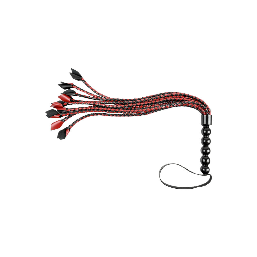 Sportsheets Saffron Impact Flogger with Braided Strands