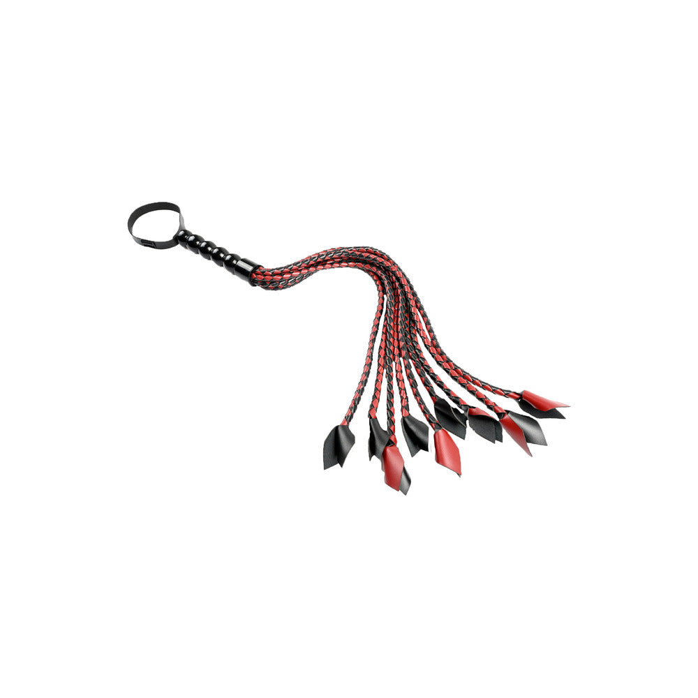 Sportsheets Saffron Impact Flogger with Braided Strands