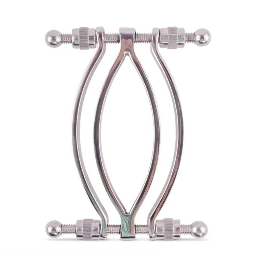 PleasureCraft Silver Stainless Steel Pussy Clamp