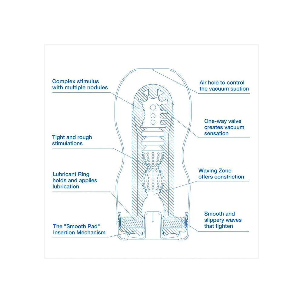 Tenga Premium Extra Cool Silicone Vacuum Cup