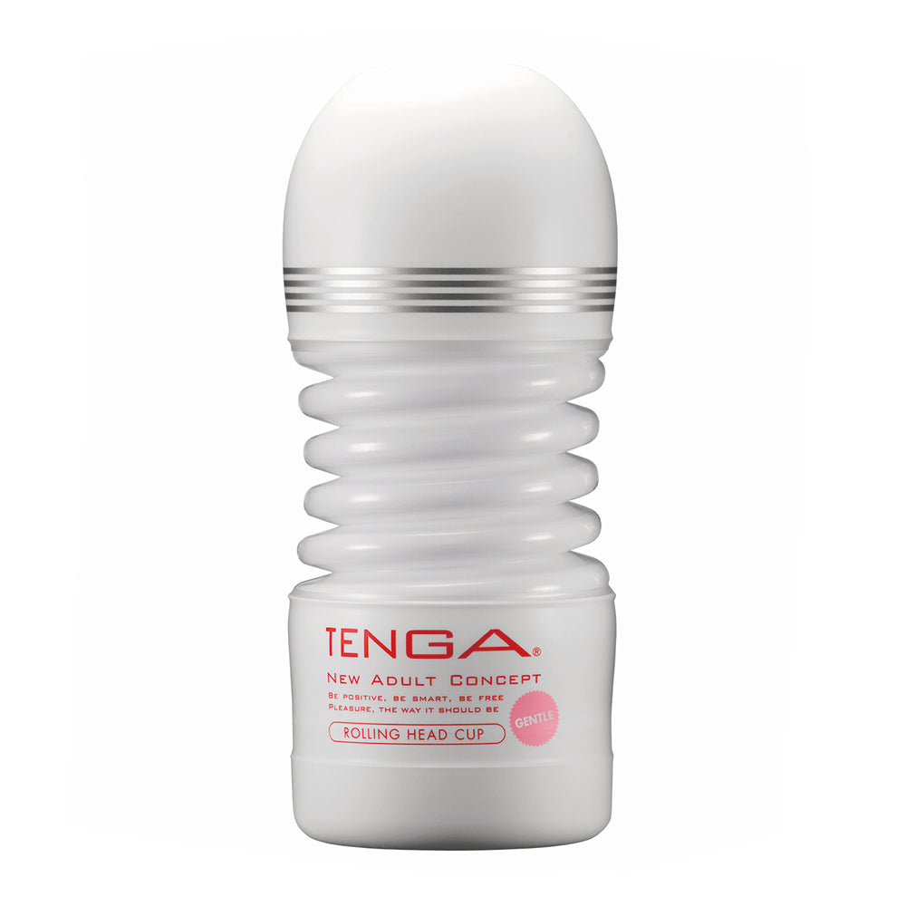 Tenga Clear Rolling Head Gentle Masturbator with Flexible 360 Degree Stimulation