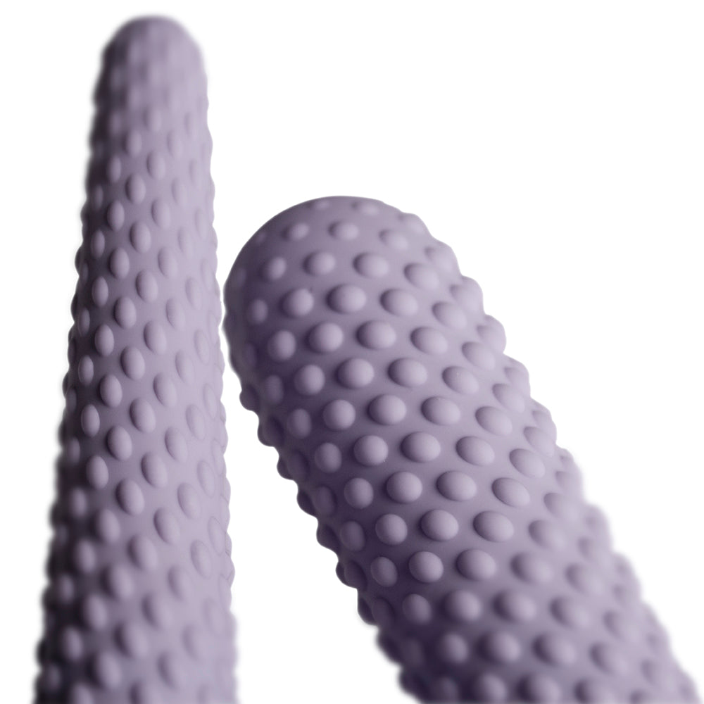 Rocks Off Purple Silicone Unite Dilator Set Three Sizes