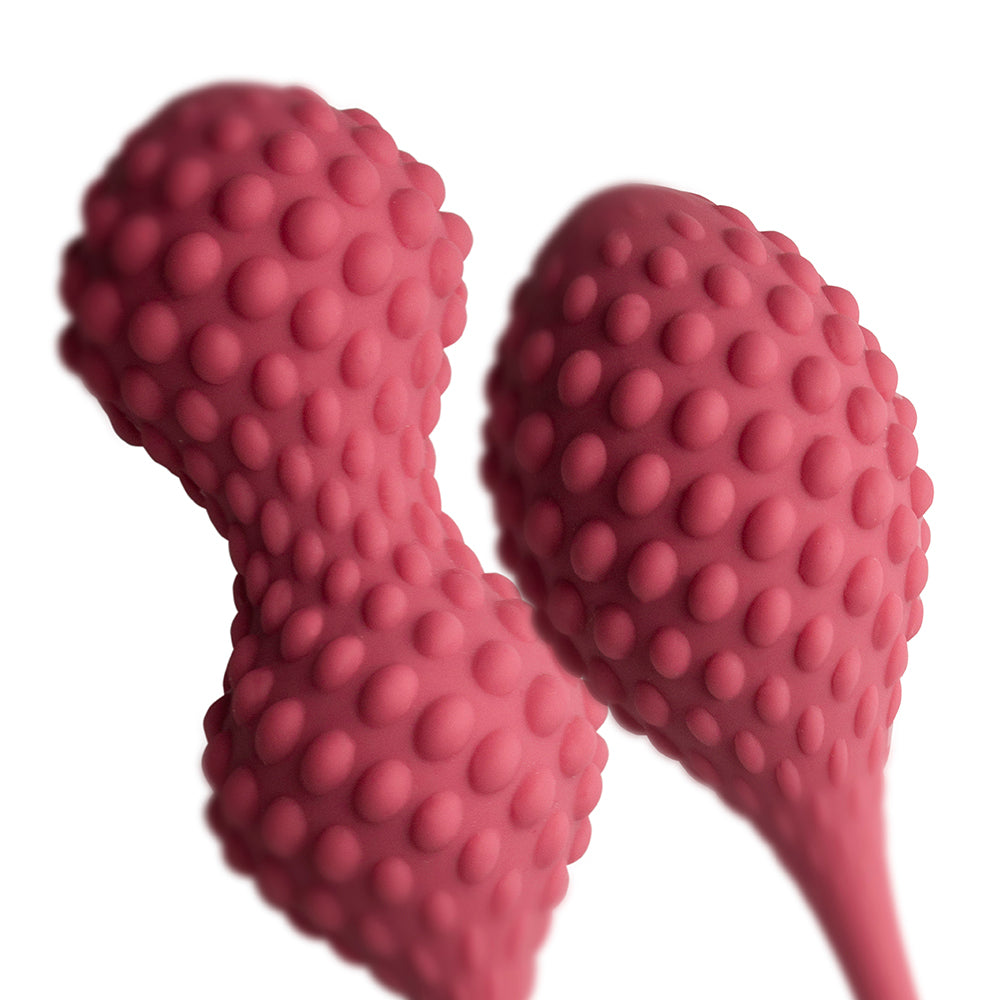 Rocks Off Peach Silicone Kegel Exercise Set