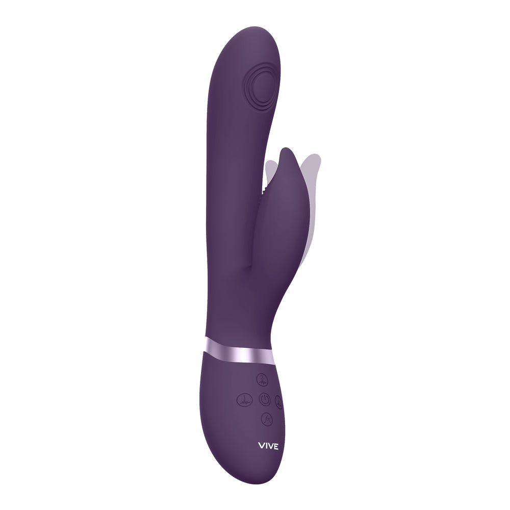 Vive Aimi Purple G Spot Vibrator with Pulse Wave Motors