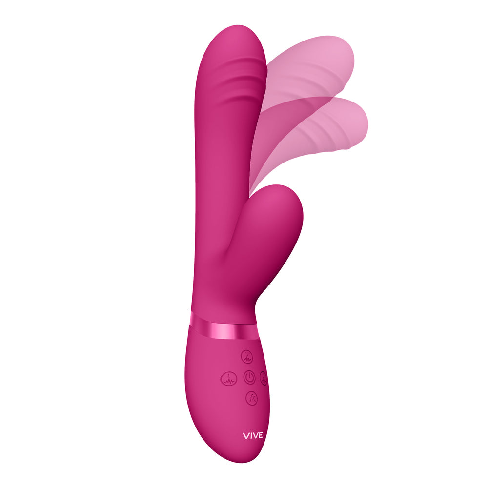 Vive Tani Pink Finger Motion Pulse Wave Vibrator