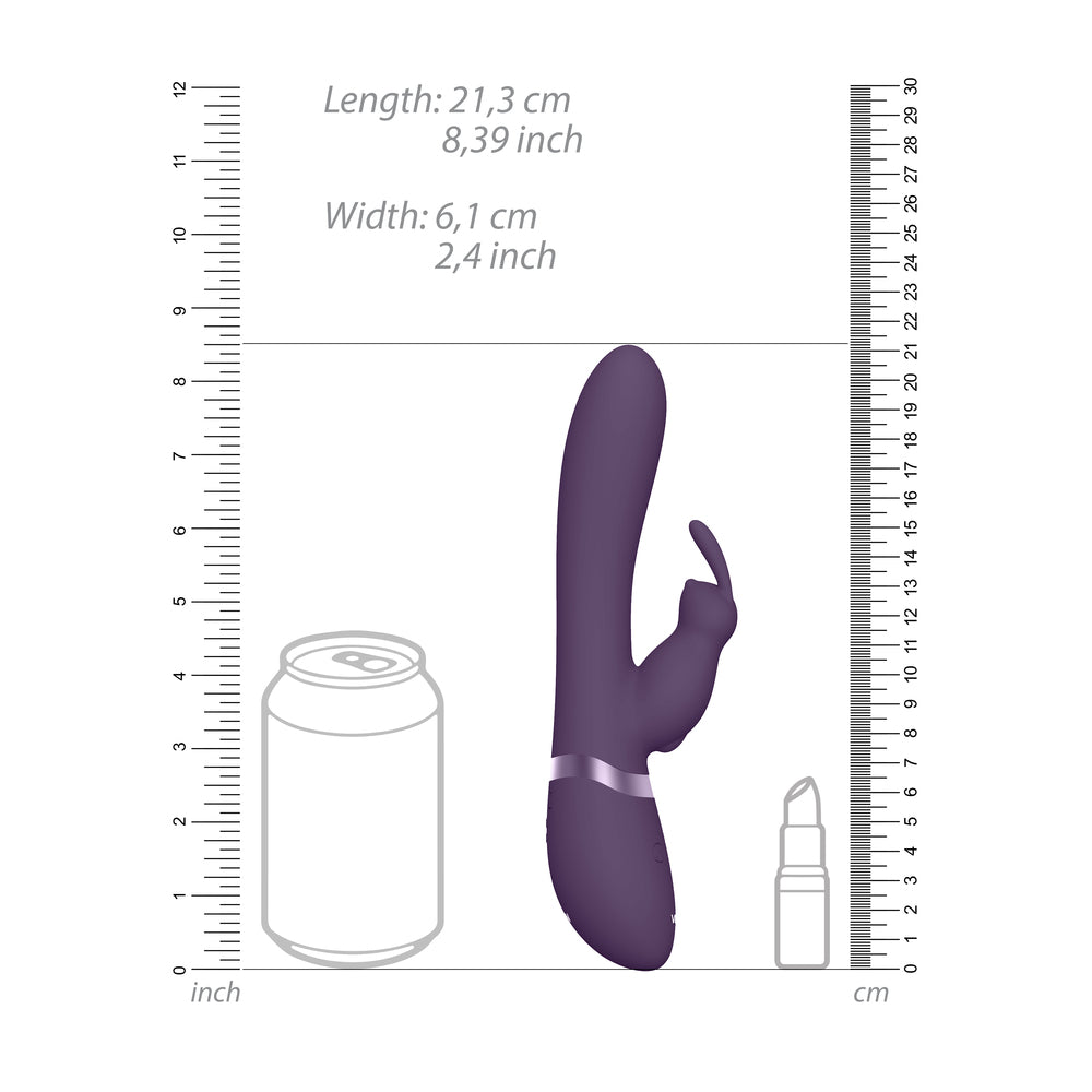 Vive Purple Triple Action Inflatable Vibrator