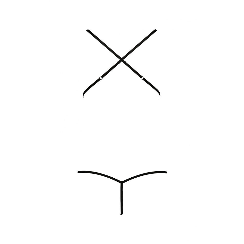 Passion Black Lace Cut-Out Body