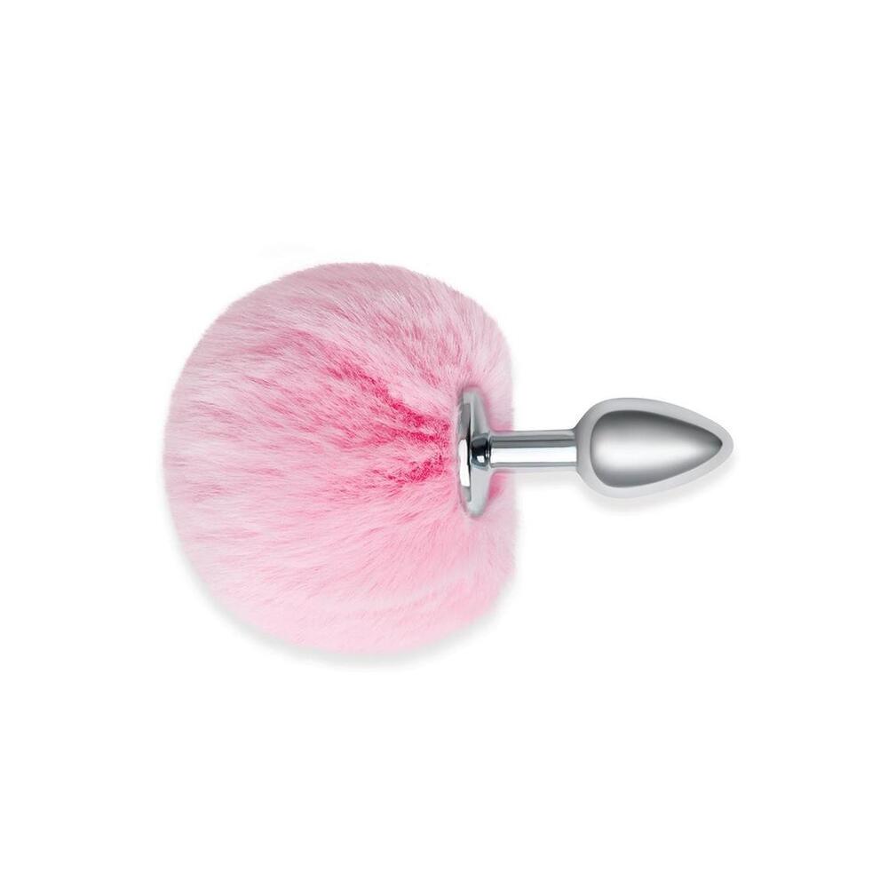 Furry Tales Pink Plush Bunny Tail Butt Plug