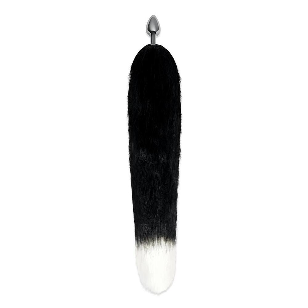 WhipSmart Black Foxtail Beginner-Friendly Butt Plug