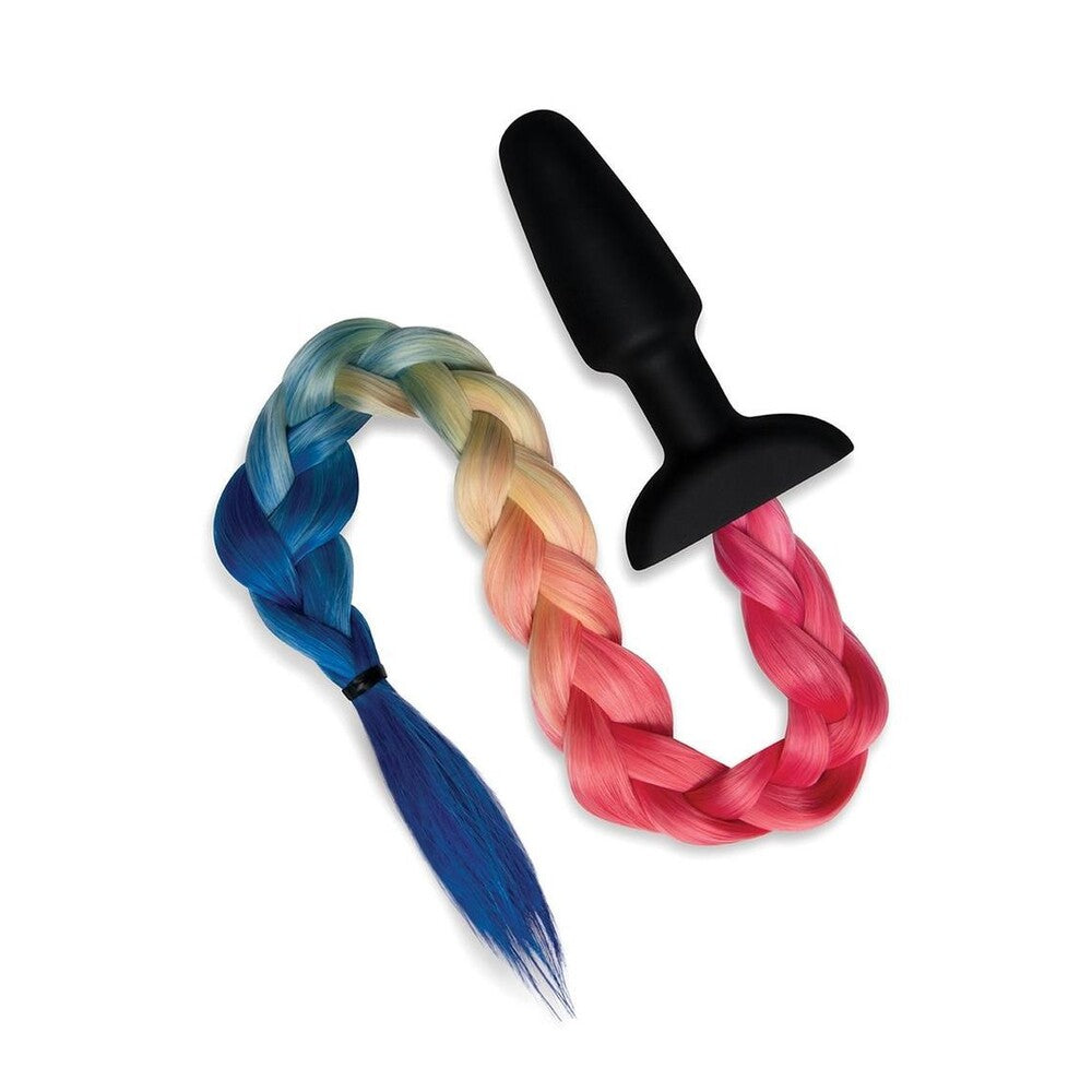 Furry Tales Multicolored Rainbow Tail Butt Plug