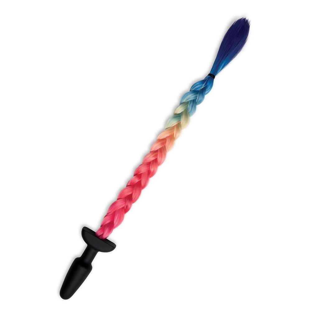 Furry Tales Multicolored Rainbow Tail Butt Plug