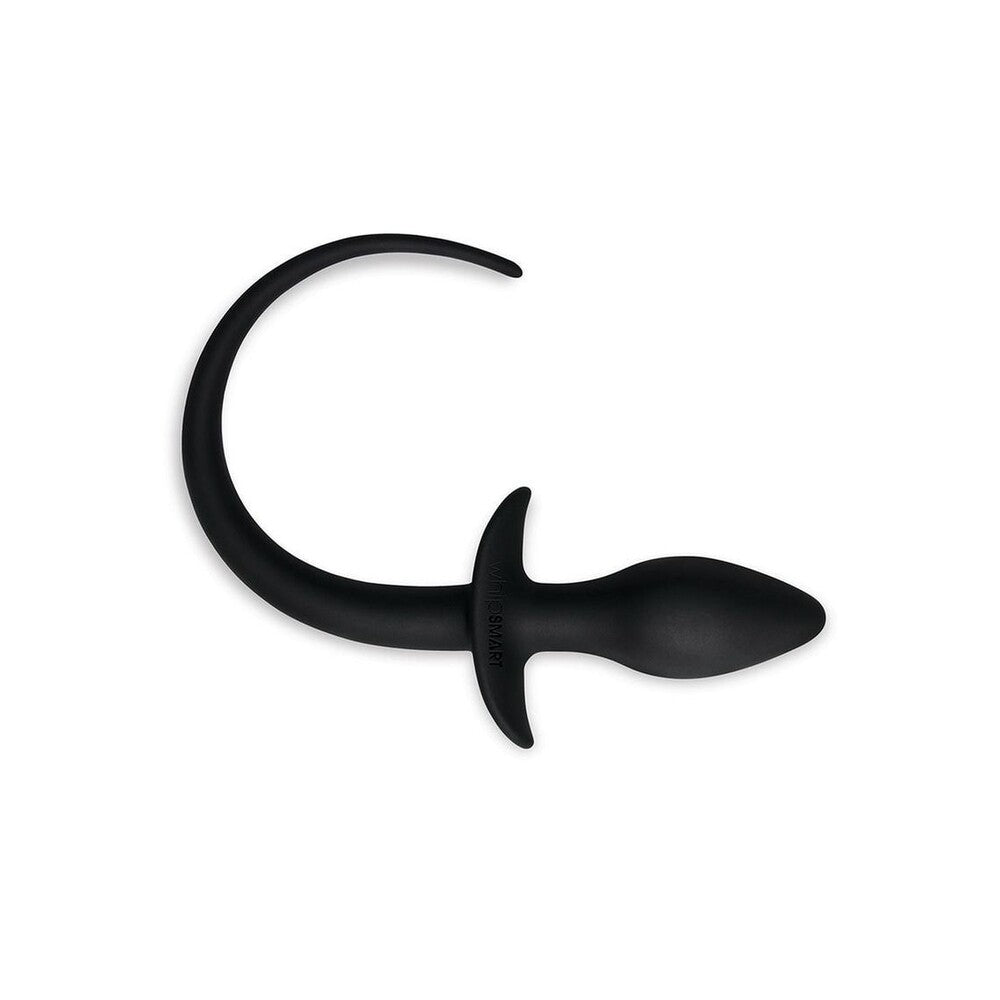 Furry Tales Black Silicone Doggy Tail Butt Plug