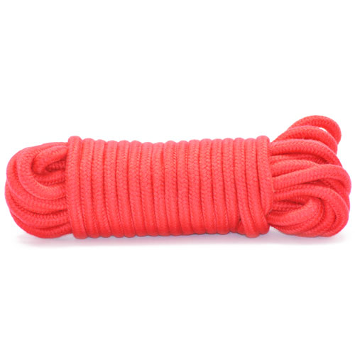 10 Meters Red Cotton Bondage Rope