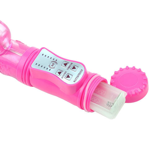 Pleasure Palace Pink Rabbit Vibrator with Thrusting Motion