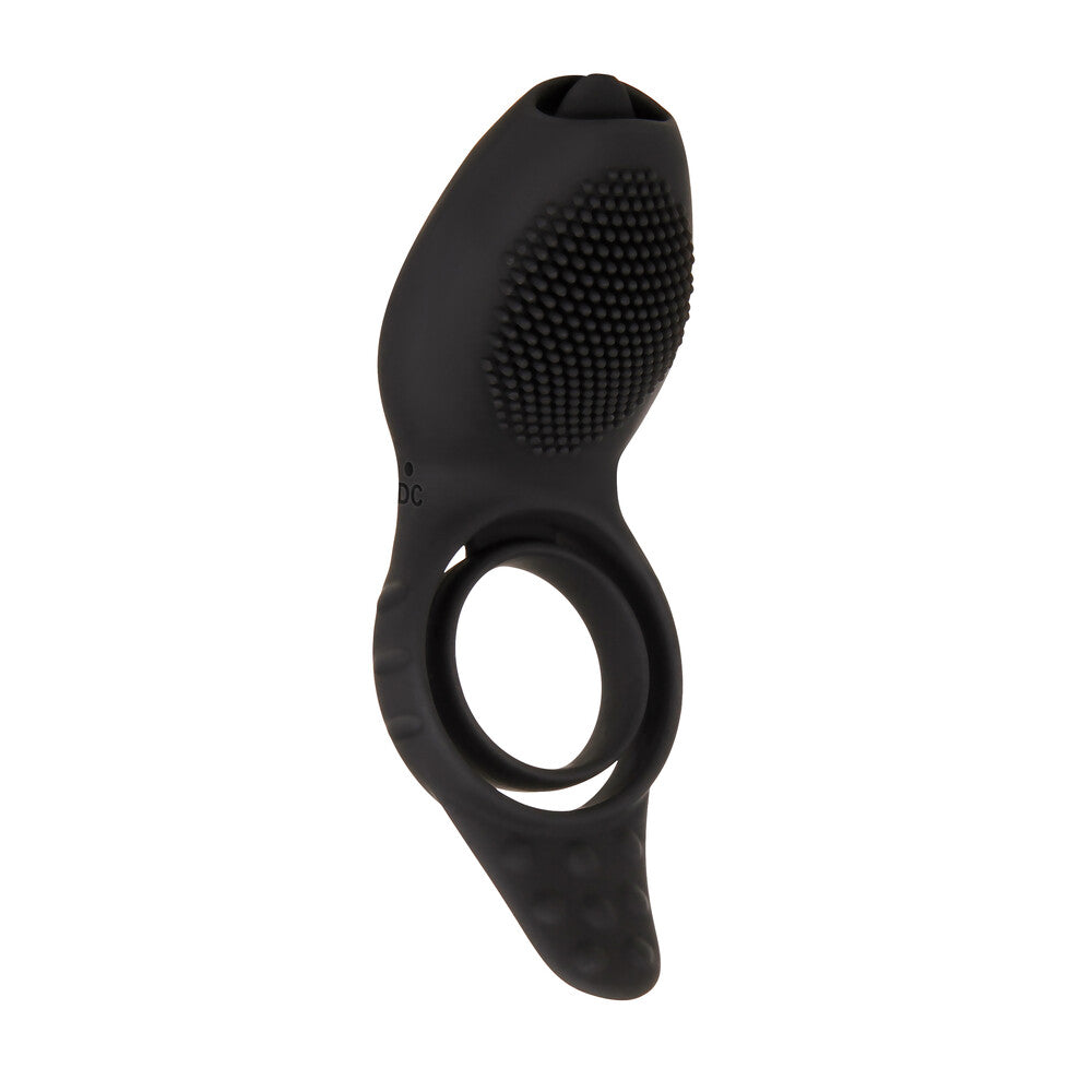 Zero Tolerance Blue Mr Flicker Dual Ring Vibrating Cock Ring