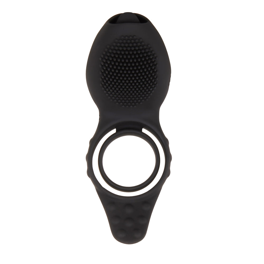Zero Tolerance Blue Mr Flicker Dual Ring Vibrating Cock Ring