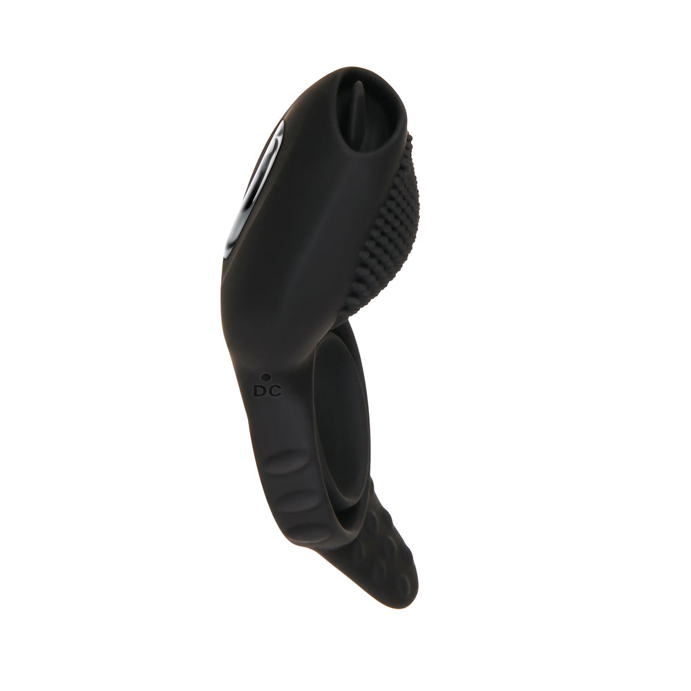 Zero Tolerance Blue Mr Flicker Dual Ring Vibrating Cock Ring