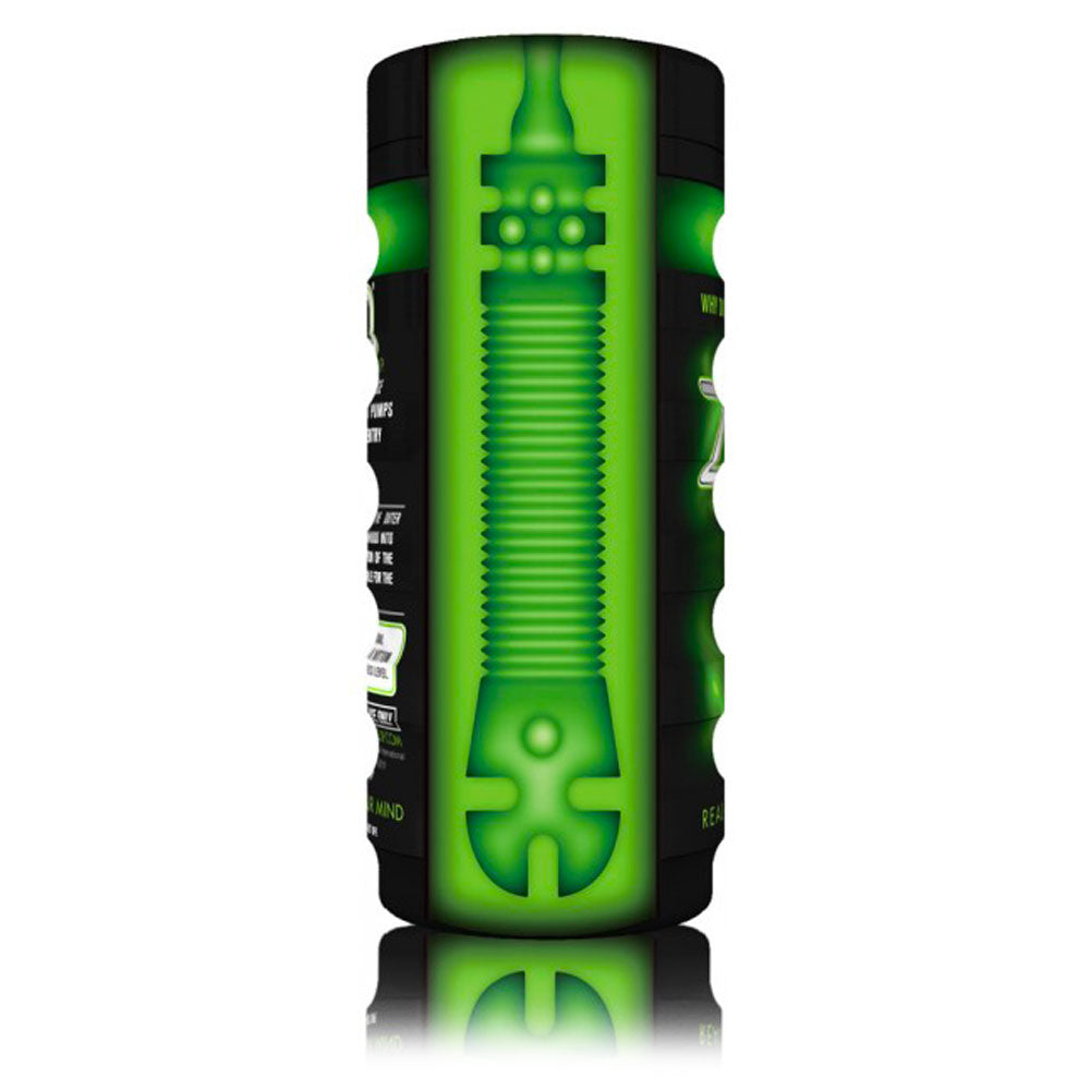 Zolo Black Real Feel Masturbator Cup with Adjustable Tightness
