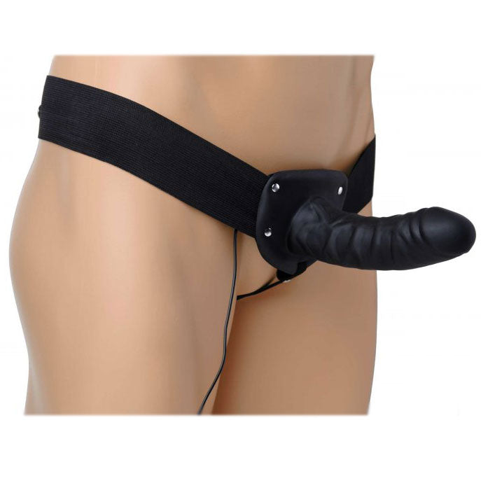 Vibrant Pleasure Silicone Strap On with Adjustable Straps