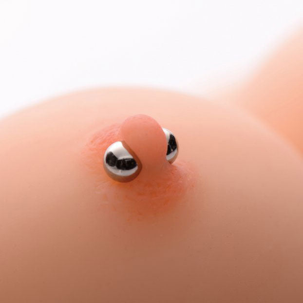 Magnus Silver Magnetic Nipple Orbs for Intense Stimulation