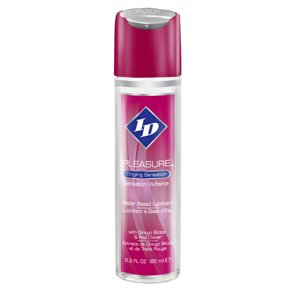 ID Pleasure Clear Water-Based Lubricant with L-Arginine 2.8 oz