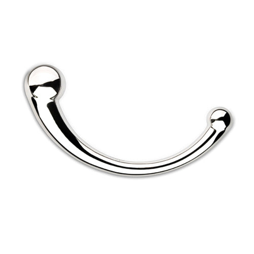 Njoy Silver G-Spot and P-Spot Wand 10 Inches Stainless Steel