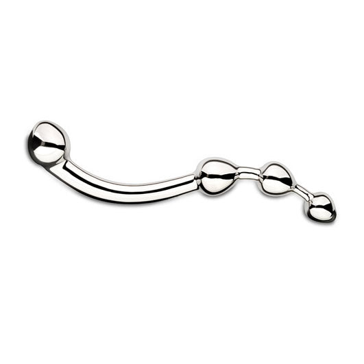 Njoy Polished Silver Fun Wand Stainless Steel Dildo