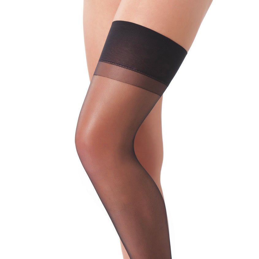 Rimba Black Sexy Stockings on person