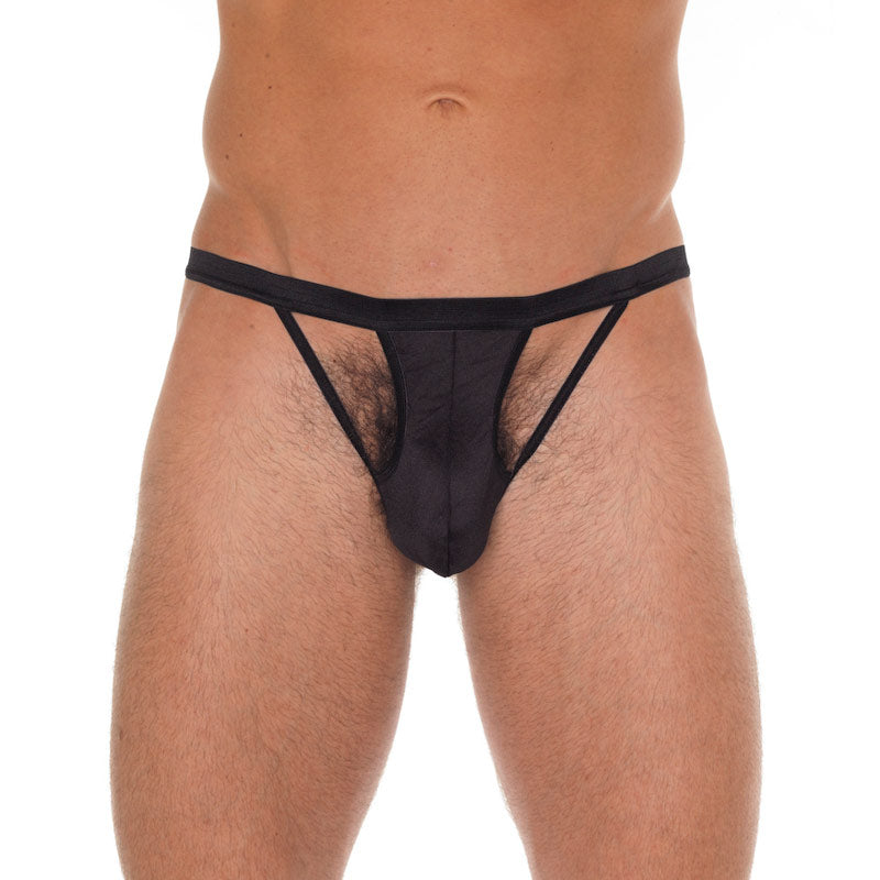 Rimba Black GString for Men with Comfortable Fit