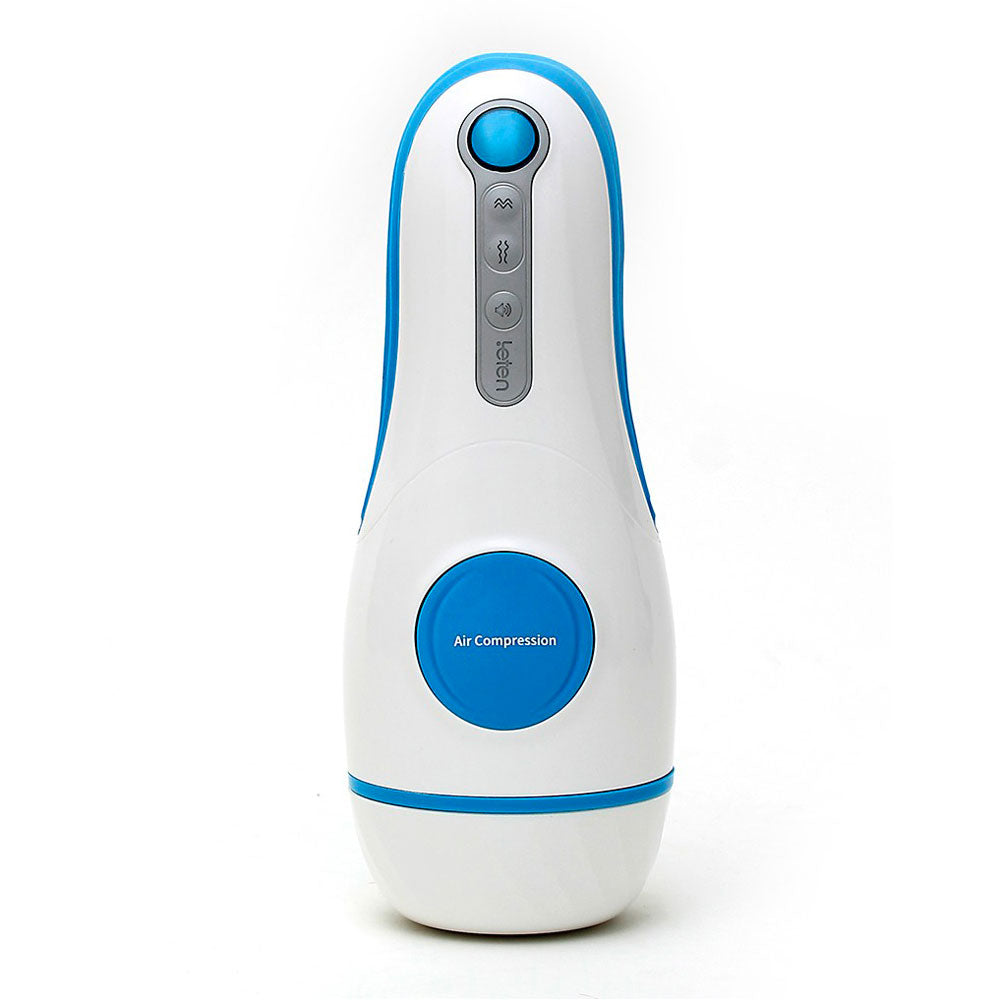 Leten Black SM360 Rechargeable Masturbator with Suction Functions