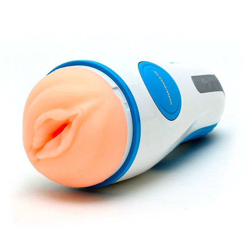 Leten Black SM360 Rechargeable Masturbator with Suction Functions