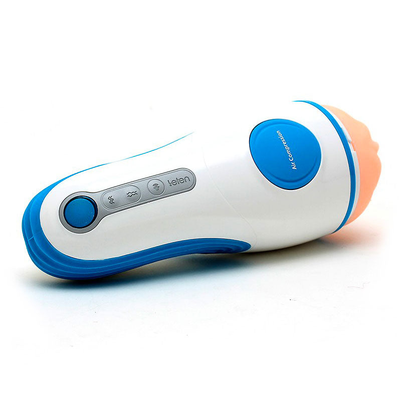 Leten Black SM360 Rechargeable Masturbator with Suction Functions