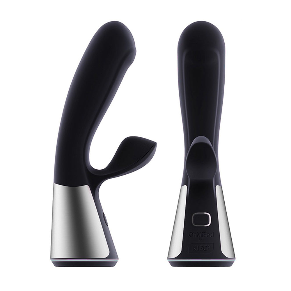 Kiiroo Black OhMiBod Fuse Bluetooth Vibrator for Couples