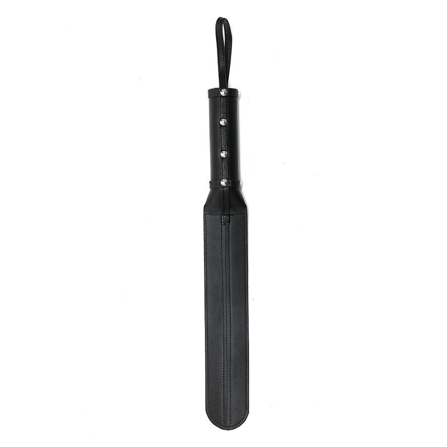 Genuine Leather Black Paddle for Impactful Sensations
