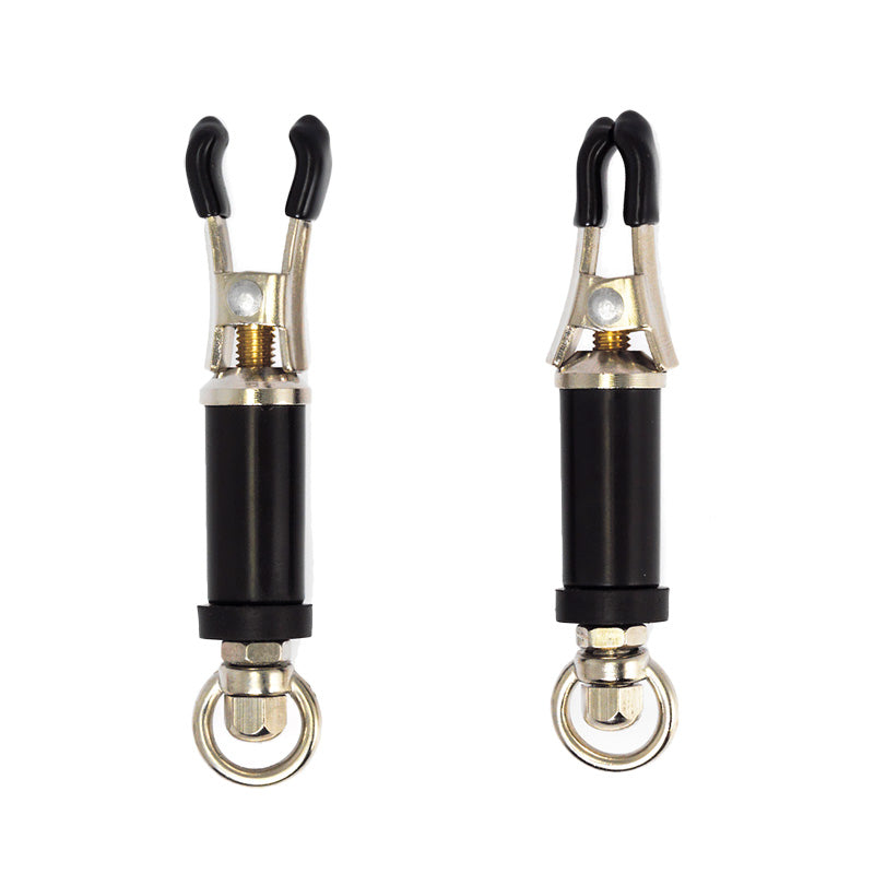 Intimate Delights Black Adjustable Nipple Clamps