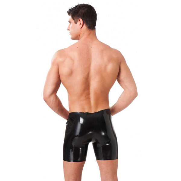 Rimba Black Latex Men's Bermuda Shorts