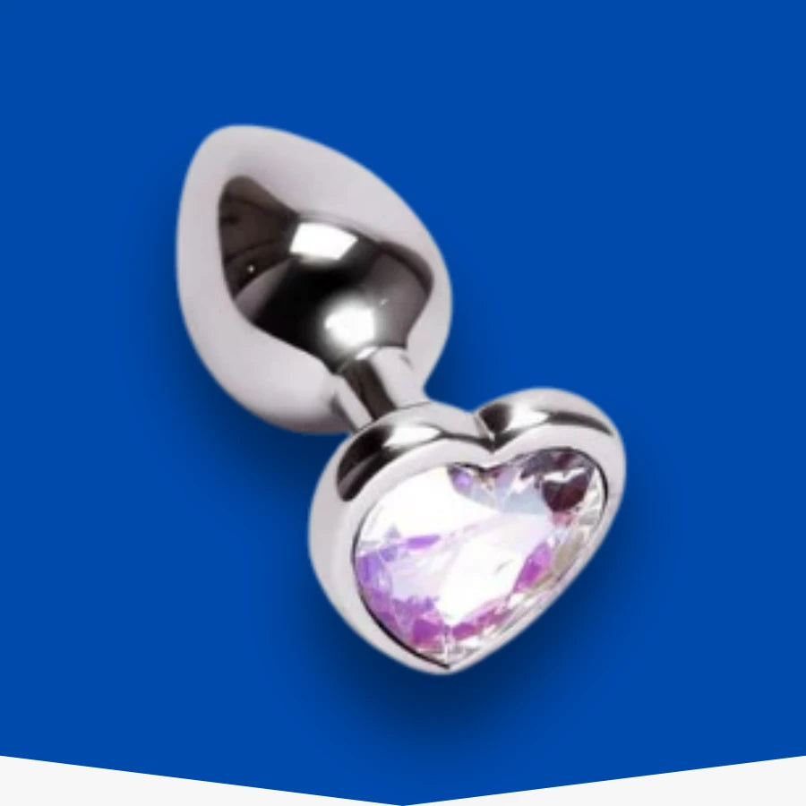 anal sex toy on a dark blue background