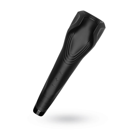 Satisfyer Black Men Wand Vibrating Masturbator 35 Settings