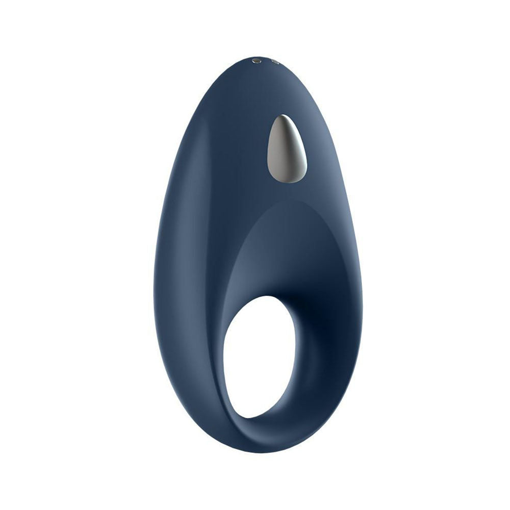 Satisfyer Blue Mighty One Cock Ring with App Control
